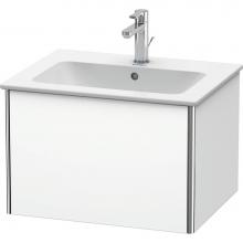 Duravit XS407101818 - Duravit XSquare One Drawer Wall-Mount Vanity Unit White