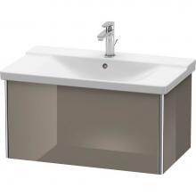 Duravit XS408108989 - Duravit XSquare Vanity Unit Wall-Mounted  Flannel Gray High Gloss