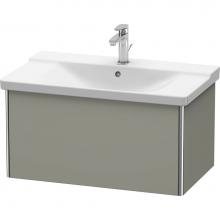 Duravit XS408109292 - Duravit XSquare Vanity Unit Wall-Mounted  Stone Gray Satin Matte