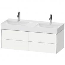 Duravit XS416401818 - Duravit XSquare Four Drawer Wall-Mount Vanity Unit White