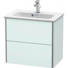 Duravit XS416500909 - Duravit XSquare Vanity Unit Wall-Mounted  Light Blue Matte