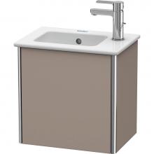 Duravit XS4170L4343 - Duravit XSquare One Door Wall-Mount Vanity Unit Basalt