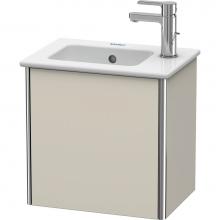 Duravit XS4170L9191 - Duravit XSquare One Door Wall-Mount Vanity Unit Taupe