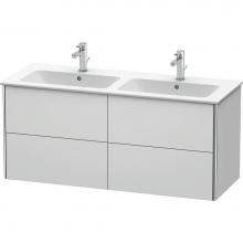 Duravit XS417503636 - Duravit XSquare Four Drawer Wall-Mount Vanity Unit White