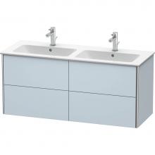 Duravit XS417509797 - Duravit XSquare Four Drawer Wall-Mount Vanity Unit Light Blue