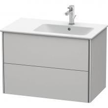 Duravit XS417703939 - Duravit XSquare Two Drawer Wall-Mount Vanity Unit Nordic White