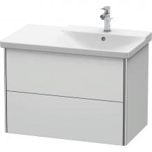 Duravit XS418703636 - Duravit XSquare Vanity Unit Wall-Mounted  White Satin Matte