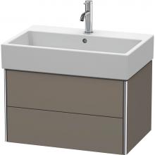 Duravit XS419409090 - Duravit XSquare Vanity Unit Wall-Mounted  Flannel Gray Satin Matte