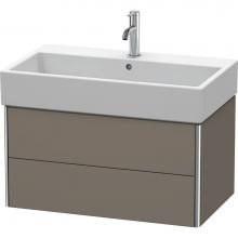 Duravit XS419509090 - Duravit XSquare Vanity Unit Wall-Mounted  Flannel Gray Satin Matte