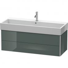 Duravit XS419703838 - Duravit XSquare Two Drawer Wall-Mount Vanity Unit Dolomite Gray