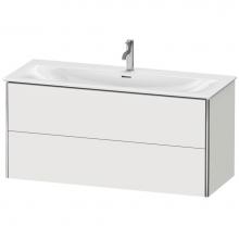 Duravit XS432603939 - Duravit XSquare Two Drawer Wall-Mount Vanity Unit Nordic White