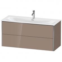 Duravit XS432608686 - Duravit XSquare Two Drawer Wall-Mount Vanity Unit Cappuccino