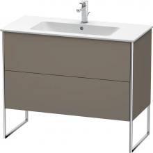 Duravit XS444709090 - Duravit XSquare Floor Standing Vanity Unit  Flannel Gray Satin Matte