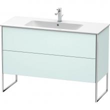 Duravit XS444800909 - Duravit XSquare Floor Standing Vanity Unit  Light Blue Matte