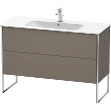 Duravit XS444809090 - Duravit XSquare Floor Standing Vanity Unit  Flannel Gray Satin Matte