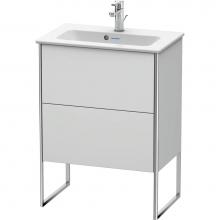 Duravit XS445403636 - Duravit XSquare Two Drawer Floorstanding Vanity Unit White