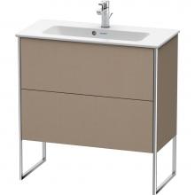 Duravit XS445507575 - Duravit XSquare Two Drawer Floorstanding Vanity Unit Linen