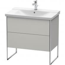 Duravit XS446100707 - Duravit XSquare Floor Standing Vanity Unit  Concrete Gray Matte