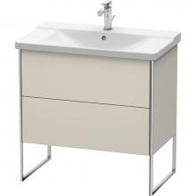 Duravit XS446109191 - Duravit XSquare Floor Standing Vanity Unit  Taupe Matte