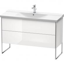 Duravit XS446308585 - Duravit XSquare Floor Standing Vanity Unit  White High Gloss
