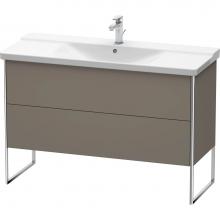 Duravit XS446309090 - Duravit XSquare Floor Standing Vanity Unit  Flannel Gray Satin Matte