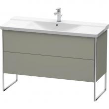 Duravit XS446309292 - Duravit XSquare Floor Standing Vanity Unit  Stone Gray Satin Matte