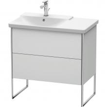 Duravit XS446403636 - Duravit XSquare Floor Standing Vanity Unit  White Satin Matte