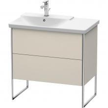 Duravit XS446409191 - Duravit XSquare Floor Standing Vanity Unit  Taupe Matte