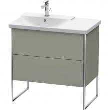 Duravit XS446409292 - Duravit XSquare Floor Standing Vanity Unit  Stone Gray Satin Matte