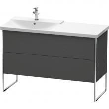 Duravit XS446604949 - Duravit XSquare Floor Standing Vanity Unit  Graphite Matte