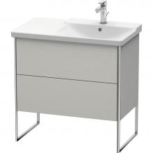 Duravit XS446700707 - Duravit XSquare Floor Standing Vanity Unit  Concrete Gray Matte