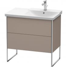 Duravit XS446704343 - Duravit XSquare Floor Standing Vanity Unit  Basalt Matte