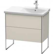 Duravit XS446709191 - Duravit XSquare Floor Standing Vanity Unit  Taupe Matte