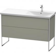 Duravit XS446909292 - Duravit XSquare Floor Standing Vanity Unit  Stone Gray Satin Matte