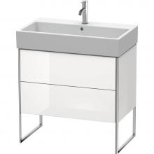 Duravit XS447502222 - Duravit XSquare Two Drawer Floorstanding Vanity Unit White