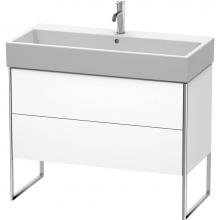 Duravit XS447601818 - Duravit XSquare Two Drawer Floorstanding Vanity Unit White