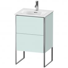 Duravit XS452100909 - Duravit XSquare Floor Standing Vanity Unit  Light Blue Matte