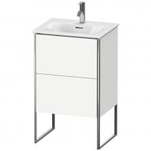 Duravit XS452103636 - Duravit XSquare Two Drawer Floorstanding Vanity Unit White