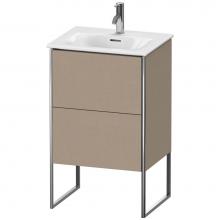 Duravit XS452107575 - Duravit XSquare Two Drawer Floorstanding Vanity Unit Linen