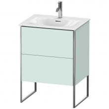 Duravit XS452200909 - Duravit XSquare Floor Standing Vanity Unit  Light Blue Matte