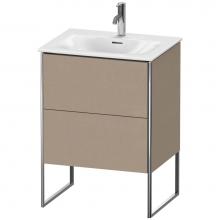 Duravit XS452207575 - Duravit XSquare Two Drawer Floorstanding Vanity Unit Linen