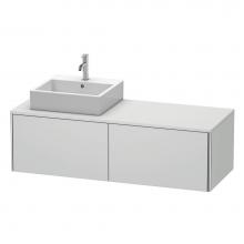 Duravit XS4903L3636 - Duravit XSquare Two Drawer Vanity Unit For Console White