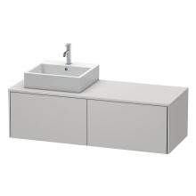 Duravit XS4903L3939 - Duravit XSquare Two Drawer Vanity Unit For Console Nordic White