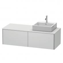 Duravit XS4903R3636 - Duravit XSquare Two Drawer Vanity Unit For Console White