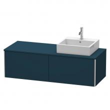 Duravit XS4903R9898 - Duravit XSquare Two Drawer Vanity Unit For Console Midnight Blue