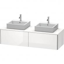 Duravit XS4907B2222 - Duravit XSquare Two Drawer Vanity Unit For Console White