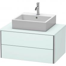 Duravit XS491000909 - Duravit XSquare Vanity Unit for Console  Light Blue Matte