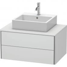 Duravit XS491003636 - Duravit XSquare Two Drawer Vanity Unit For Console White