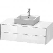 Duravit XS491208585 - Duravit XSquare Two Drawer Vanity Unit For Console White