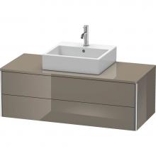 Duravit XS491208989 - Duravit XSquare Two Drawer Vanity Unit For Console Flannel Gray